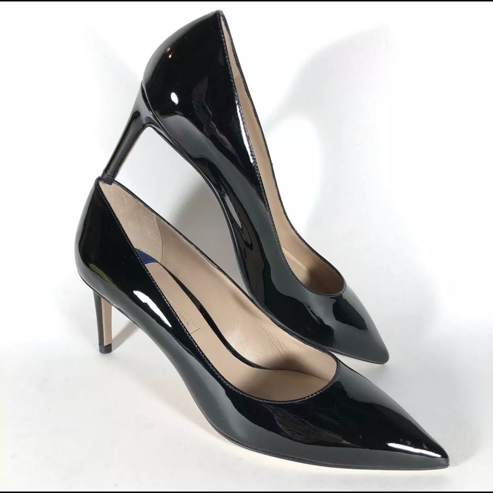 NEW Stuart Weitzman Leigh 70 Black Cristal Pump Left 6 N Right 7 N MISMATCHED